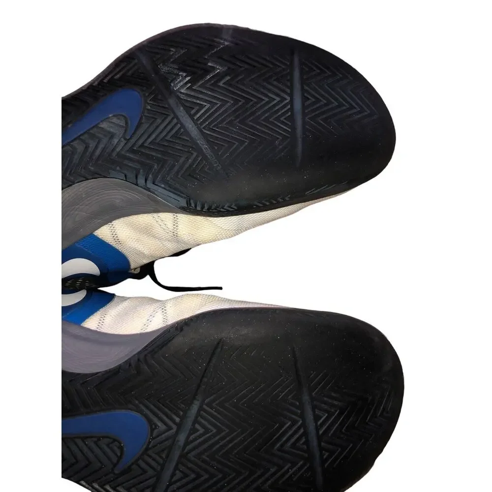 Nike Zoom Hyperenforcer Basketball Shoes Mens‎ Size 13 Eu 47.5 White 487786-100